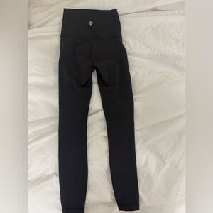 Lululemon Black Wunder Train Leggings excellent condition like new